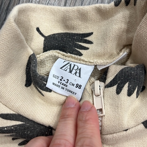 Zara Neutral Sweater Dress - Picture 2 of 6